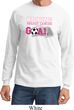 Breast Cancer Kicking Breast Cancer is Our Goal Long Sleeve Shirt