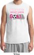 Breast Cancer Kicking Breast Cancer is Our Goal Mens Muscle Shirt
