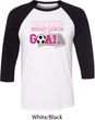 Breast Cancer Kicking Breast Cancer is Our Goal Mens Raglan Shirt