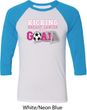 Breast Cancer Kicking Breast Cancer is Our Goal Mens Raglan Shirt