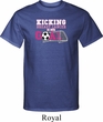 Breast Cancer Kicking Breast Cancer is Our Goal Mens Tall Shirt
