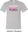 Breast Cancer Kicking Breast Cancer is Our Goal Mens Tall Shirt