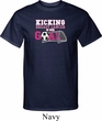 Breast Cancer Kicking Breast Cancer is Our Goal Mens Tall Shirt