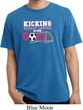 Breast Cancer Kicking Breast Cancer is Our Goal Pigment Dyed Shirt