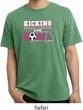 Breast Cancer Kicking Breast Cancer is Our Goal Pigment Dyed Shirt