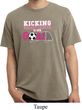 Breast Cancer Kicking Breast Cancer is Our Goal Pigment Dyed Shirt