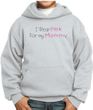 Breast Cancer Kids Hoodie - I Wear Pink For My Mommy Ash Hoody