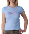Breast Cancer Ladies Shirt Crewneck I Wear Pink For My Mom Baby Blue