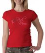 Breast Cancer Ladies Shirt Crewneck I Wear Pink For My Mom Red