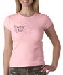 Breast Cancer Ladies T-shirt Crewneck I Wear Pink For Me Pink Tee