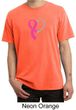 Breast Cancer Mens Shirt Ribbon Heart Pigment Dyed Tee T-Shirt