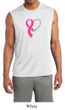 Breast Cancer Mens Shirt Ribbon Heart Sleeveless Moisture Wicking Tee