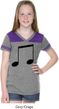 Music 8th Note Girls Football Shirt