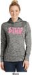 Breast Cancer My Team Wears Pink Ladies Moisture Wicking Hoodie