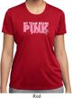 Breast Cancer My Team Wears Pink Ladies Moisture Wicking Shirt
