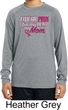 Breast Cancer Pink for My Hero Kids Dry Wicking Long Sleeve Shirt