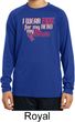Breast Cancer Pink for My Hero Kids Dry Wicking Long Sleeve Shirt