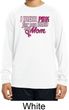 Breast Cancer Pink for My Hero Kids Dry Wicking Long Sleeve Shirt