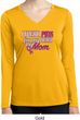 Breast Cancer Pink for My Hero Ladies Dry Wicking Long Sleeve Shirt