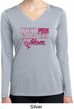 Breast Cancer Pink for My Hero Ladies Dry Wicking Long Sleeve Shirt