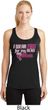 Breast Cancer Pink for My Hero Ladies Dry Wicking Racerback Tank Top