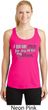 Breast Cancer Pink for My Hero Ladies Dry Wicking Racerback Tank Top