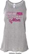 Breast Cancer Pink for My Hero Ladies Flowy Racerback Tanktop