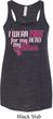 Breast Cancer Pink for My Hero Ladies Flowy Racerback Tanktop