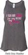 Breast Cancer Pink for My Hero Ladies Flowy Racerback Tanktop