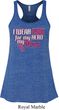 Breast Cancer Pink for My Hero Ladies Flowy Racerback Tanktop