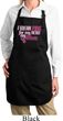 Breast Cancer Pink for My Hero Ladies Full Length Apron with Pockets