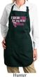 Breast Cancer Pink for My Hero Ladies Full Length Apron with Pockets