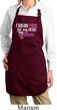 Breast Cancer Pink for My Hero Ladies Full Length Apron with Pockets
