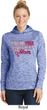Breast Cancer Pink for My Hero Ladies Moisture Wicking Hoodie