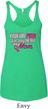 Breast Cancer Pink for My Hero Ladies Tri Blend Racerback Tank Top