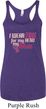Breast Cancer Pink for My Hero Ladies Tri Blend Racerback Tank Top