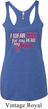 Breast Cancer Pink for My Hero Ladies Tri Blend Racerback Tank Top