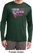 Breast Cancer Pink for My Hero Mens Dry Wicking Long Sleeve Shirt