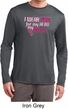Breast Cancer Pink for My Hero Mens Dry Wicking Long Sleeve Shirt