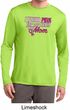 Breast Cancer Pink for My Hero Mens Dry Wicking Long Sleeve Shirt