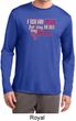 Breast Cancer Pink for My Hero Mens Dry Wicking Long Sleeve Shirt