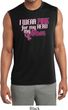 Breast Cancer Pink for My Hero Mens Sleeveless Moisture Wicking Shirt