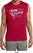 Breast Cancer Pink for My Hero Mens Sleeveless Moisture Wicking Shirt