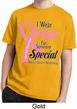 Breast Cancer Pink For Someone Special Kids Moisture Wicking Shirt