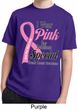 Breast Cancer Pink For Someone Special Kids Moisture Wicking Shirt