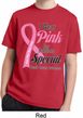 Breast Cancer Pink For Someone Special Kids Moisture Wicking Shirt