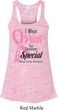 Breast Cancer Pink For Someone Special Ladies Flowy Racerback Tanktop