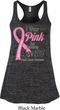 Breast Cancer Pink For Someone Special Ladies Flowy Racerback Tanktop