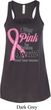 Breast Cancer Pink For Someone Special Ladies Flowy Racerback Tanktop