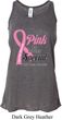 Breast Cancer Pink For Someone Special Ladies Flowy Racerback Tanktop